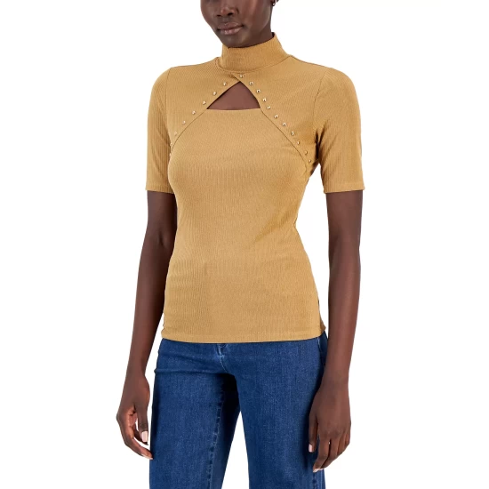 Best deal ๐ INC International Concepts ๐ฉ Women's Studded Mock-Neck Top, Created For Macy's Deep Black โจ 7 Best deal ๐ INC International Concepts ๐ฉ Women's Studded Mock-Neck Top, Created For Macy's Deep Black โจ - Image 5