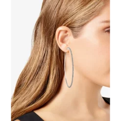 Wholesale 🛒 INC International Concepts Large Pavé Medium Hoop Earrings , 2, Created For Macy's Gold 💯 -Inc International Sales unnamed file 1029