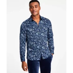 Best deal 👍 INC International Concepts Men's Edward Regular-Fit Jacobean Floral-Print 👚 Shirt, Created For Macy's Basic Navy 😉 9 Best deal 👍 INC International Concepts Men's Edward Regular-Fit Jacobean Floral-Print 👚 Shirt, Created For Macy's Basic Navy 😉 -Inc International Sales unnamed file 1030