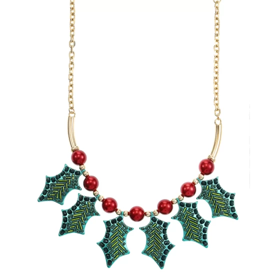 Budget โจ INC International Concepts Gold-Tone Mixed Stone Holly Frontal Necklace, 18 + 3 Extender, Created For Macy's Multi ๐ 6 Budget โจ INC International Concepts Gold-Tone Mixed Stone Holly Frontal Necklace, 18 + 3 Extender, Created For Macy's Multi ๐ - Image 4