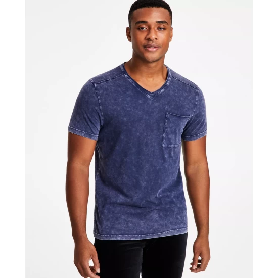 Best deal 👍 INC International Concepts I.N.C. International Concepts® Men's Acid Frayed V-Neck T-Shirt, Created For Macy's Port 🔔 9 Best deal 👍 INC International Concepts I.N.C. International Concepts® Men's Acid Frayed V-Neck T-Shirt, Created For Macy's Port 🔔 - Image 7