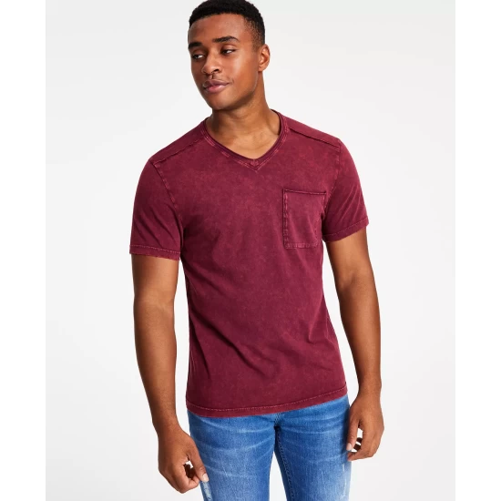 Best deal 👍 INC International Concepts I.N.C. International Concepts® Men's Acid Frayed V-Neck T-Shirt, Created For Macy's Port 🔔 10 Best deal 👍 INC International Concepts I.N.C. International Concepts® Men's Acid Frayed V-Neck T-Shirt, Created For Macy's Port 🔔 - Image 8