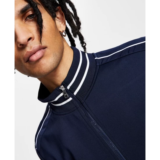 Best deal ๐ฏ INC International Concepts Men's Neoprene Track Jogger Jacket, Created For Macy's Harbor Gre โค๏ธ 8 Best deal ๐ฏ INC International Concepts Men's Neoprene Track Jogger Jacket, Created For Macy's Harbor Gre โค๏ธ - Image 6