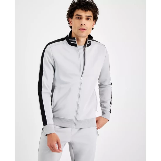 Best deal ๐ฏ INC International Concepts Men's Neoprene Track Jogger Jacket, Created For Macy's Harbor Gre โค๏ธ 10 Best deal ๐ฏ INC International Concepts Men's Neoprene Track Jogger Jacket, Created For Macy's Harbor Gre โค๏ธ - Image 8