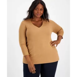 Budget 😍 INC International Concepts Plus Size Ribbed V-Neck Top, Created For Macy's Teal Kingfisher 👏 14 Budget 😍 INC International Concepts Plus Size Ribbed V-Neck Top, Created For Macy's Teal Kingfisher 👏 -Inc International Sales unnamed file 1146