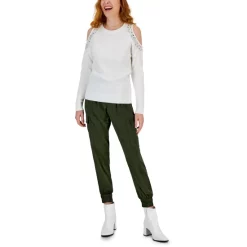 Buy 👍 INC International Concepts 👩 Women's Rhinestone Cardigan, Created For Macy's Deep Black 🎉 -Inc International Sales unnamed file 115