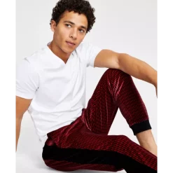 Buy ⭐ INC International Concepts Men's Squiggly Lines Printed Drawstring Velour Pants, Created For Macy's Deep Black 🥰 19 Buy ⭐ INC International Concepts Men's Squiggly Lines Printed Drawstring Velour Pants, Created For Macy's Deep Black 🥰 -Inc International Sales unnamed file 1160