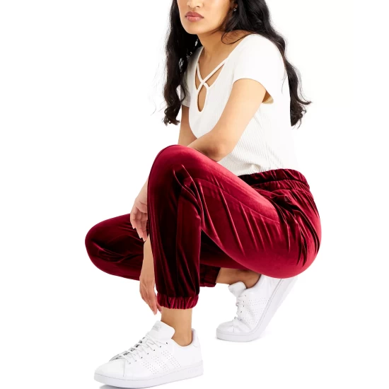 Coupon โ INC International Concepts ๐ฉ Women's Velvet Jogger Pants, Created For Macy's Teal Kingfisher ๐ 5 Coupon โ INC International Concepts ๐ฉ Women's Velvet Jogger Pants, Created For Macy's Teal Kingfisher ๐ - Image 3