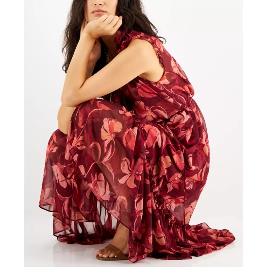 Top 10 โ INC International Concepts ๐ฉ Women's Floral-Print Flutter-Sleeve ๐ Dress, Created For Macy's Zelda Garden A ๐ 7 Top 10 โ INC International Concepts ๐ฉ Women's Floral-Print Flutter-Sleeve ๐ Dress, Created For Macy's Zelda Garden A ๐ - Image 5