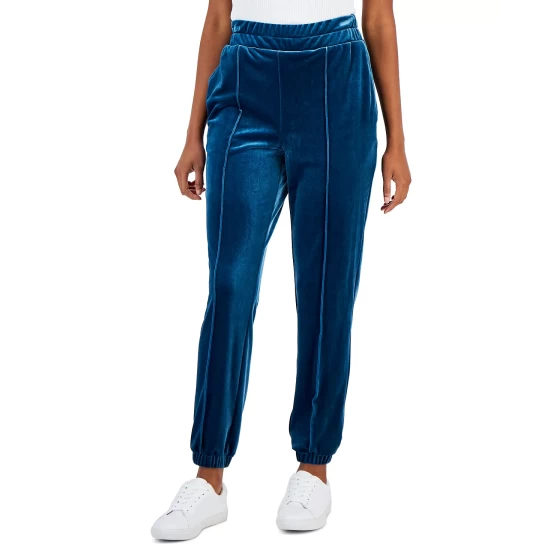 Coupon โ INC International Concepts ๐ฉ Women's Velvet Jogger Pants, Created For Macy's Teal Kingfisher ๐ 6 Coupon โ INC International Concepts ๐ฉ Women's Velvet Jogger Pants, Created For Macy's Teal Kingfisher ๐ - Image 4