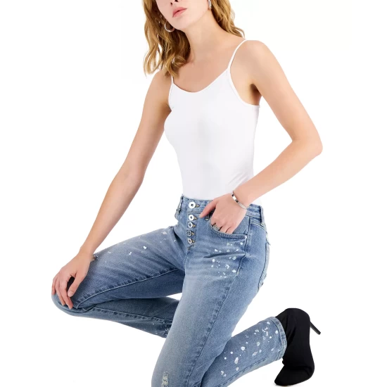 Discount โ๏ธ INC International Concepts ๐ฉ Women's Paint-Splatter Mid-Rise Straight-Leg Pants, Created For Macy's Medium Indigo ๐ 10 Discount โ๏ธ INC International Concepts ๐ฉ Women's Paint-Splatter Mid-Rise Straight-Leg Pants, Created For Macy's Medium Indigo ๐ - Image 8