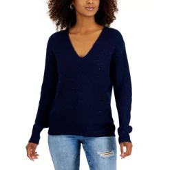 Promo โ INC International Concepts ๐ฉ Women's Sequined V-Neck Sweater, Created For Macy's Gold โ๏ธ 11 Promo โ INC International Concepts ๐ฉ Women's Sequined V-Neck Sweater, Created For Macy's Gold โ๏ธ -Inc International Sales unnamed file 134