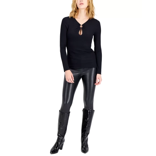 Discount ๐ INC International Concepts ๐ฉ Women's Crossover-Bodice ๐ Dress, Created For Macy's Gold ๐คฉ 6 Discount ๐ INC International Concepts ๐ฉ Women's Crossover-Bodice ๐ Dress, Created For Macy's Gold ๐คฉ - Image 4