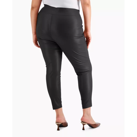 Coupon โค๏ธ INC International Concepts Faux-Leather Ankle-Length Skinny Pants, Created For Macy's Deep Black ๐ 5 Coupon โค๏ธ INC International Concepts Faux-Leather Ankle-Length Skinny Pants, Created For Macy's Deep Black ๐ - Image 3