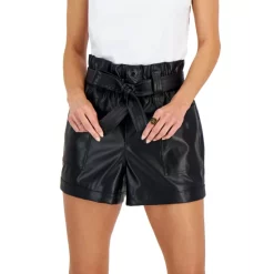 Wholesale 🔥 INC International Concepts 👩 Women's High-Rise Belted Faux-Leather Shorts, Created For Macy's Deep Black ⭐ 9 Wholesale 🔥 INC International Concepts 👩 Women's High-Rise Belted Faux-Leather Shorts, Created For Macy's Deep Black ⭐ -Inc International Sales unnamed file 1445