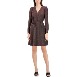 Buy 👍 INC International Concepts Metallic Knit A-Line 👗 Dress, Created For Macy's Black/fire Red Combo ⭐ -Inc International Sales unnamed file 1493