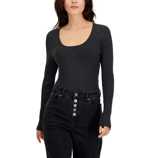 New ๐ฅฐ INC International Concepts ๐ฉ Women's Embellished Ribbed Sweater, Created For Macy's Real Red ๐ฏ 4 New ๐ฅฐ INC International Concepts ๐ฉ Women's Embellished Ribbed Sweater, Created For Macy's Real Red ๐ฏ - Image 2