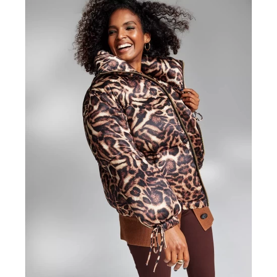 Discount ๐ INC International Concepts Ade Samuel For INC ๐ฉ Women's Animal-Print Tie-Cuff Puffer Jacket, Created For Macy's Bella Animal ๐ 6 Discount ๐ INC International Concepts Ade Samuel For INC ๐ฉ Women's Animal-Print Tie-Cuff Puffer Jacket, Created For Macy's Bella Animal ๐ - Image 4
