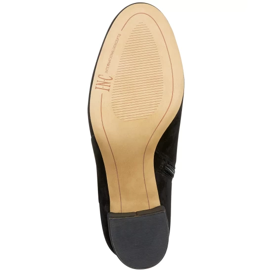 Discount 🔥 INC International Concepts Floriann Block-Heel Ankle Booties, Created For Macy's Black Suede ⌛ 7 Discount 🔥 INC International Concepts Floriann Block-Heel Ankle Booties, Created For Macy's Black Suede ⌛ - Image 6
