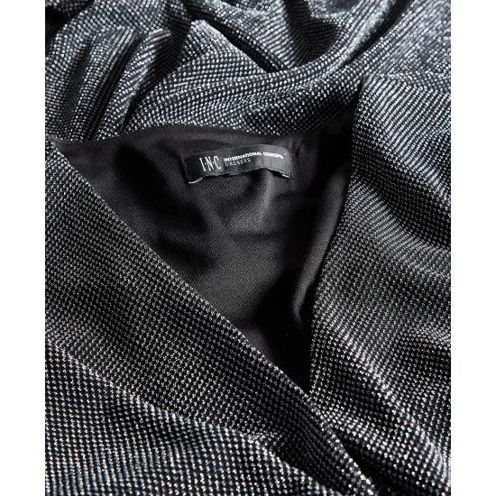 Coupon ✔️ INC International Concepts Metallic Belted Jumpsuit, Created For Macy's Black Lurex 🔥 8 Coupon ✔️ INC International Concepts Metallic Belted Jumpsuit, Created For Macy's Black Lurex 🔥 - Image 6