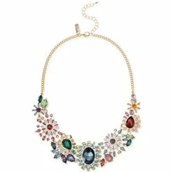 Best reviews of ⭐ INC International Concepts Gold-Tone Mixed Stone Snowflake Statement Necklace, 17 + 3 Extender, Created For Macy's Multi 🎉