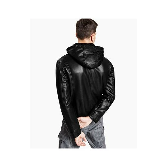 Top 10 โ INC International Concepts Men's Regular-Fit Faux-Leather Bomber Jacket With Removable Hood, Created For Macy's Deep Black ๐ 4 Top 10 โ INC International Concepts Men's Regular-Fit Faux-Leather Bomber Jacket With Removable Hood, Created For Macy's Deep Black ๐ - Image 2