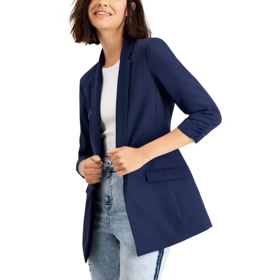 Brand new ๐ฏ INC International Concepts Petite Menswear Blazer, Created For Macy's Teal Kingfisher ๐งจ 6 Brand new ๐ฏ INC International Concepts Petite Menswear Blazer, Created For Macy's Teal Kingfisher ๐งจ - Image 5
