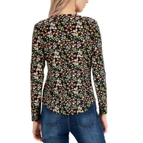 Best Pirce โ๏ธ INC International Concepts Petite Printed Zip-Pocket Top, Created For Macy's Diana Ditsy ๐คฉ 7 Best Pirce โ๏ธ INC International Concepts Petite Printed Zip-Pocket Top, Created For Macy's Diana Ditsy ๐คฉ - Image 5