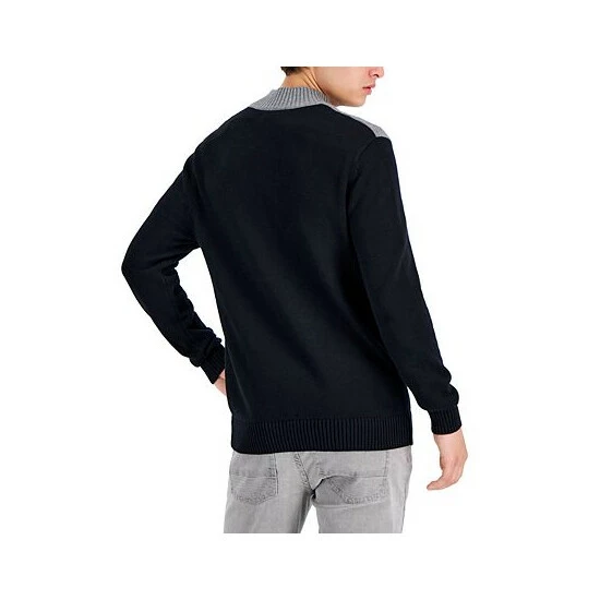 Top 10 😀 INC International Concepts Men's Colorblocked Mock Neck Sweater Created For Macy's Heather Grey ❤️ 4 Top 10 😀 INC International Concepts Men's Colorblocked Mock Neck Sweater Created For Macy's Heather Grey ❤️ - Image 2