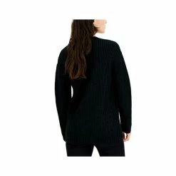 New 🔔 INC International Concepts 👩 Women's Rhinestone-Button Chunky Cardigan, Created For Macy's Deep Black 😉 -Inc International Sales unnamed file 1658