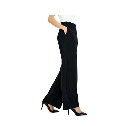 Wholesale ๐ INC International Concepts INC Petite High-Rise Wide-Leg Ponte Pants, Created For Macy's Deep Black ๐ฅ 5 Wholesale ๐ INC International Concepts INC Petite High-Rise Wide-Leg Ponte Pants, Created For Macy's Deep Black ๐ฅ - Image 3