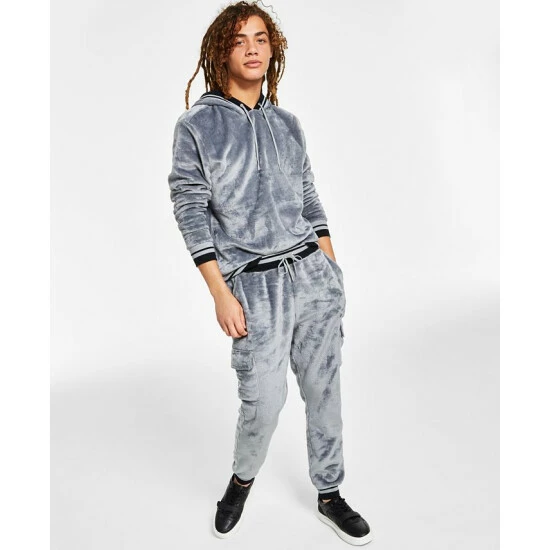 Best Pirce 🎁 INC International Concepts I.N.C. International Concepts® Men's Regular-Fit Ribbed Velour Cargo Joggers, Created For Macy's Hthr Grey B25 🎁 3 Best Pirce 🎁 INC International Concepts I.N.C. International Concepts® Men's Regular-Fit Ribbed Velour Cargo Joggers, Created For Macy's Hthr Grey B25 🎁