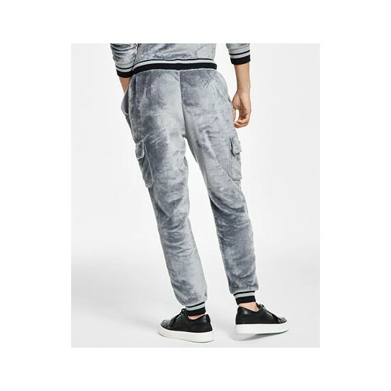 Best Pirce 🎁 INC International Concepts I.N.C. International Concepts® Men's Regular-Fit Ribbed Velour Cargo Joggers, Created For Macy's Hthr Grey B25 🎁 4 Best Pirce 🎁 INC International Concepts I.N.C. International Concepts® Men's Regular-Fit Ribbed Velour Cargo Joggers, Created For Macy's Hthr Grey B25 🎁 - Image 2