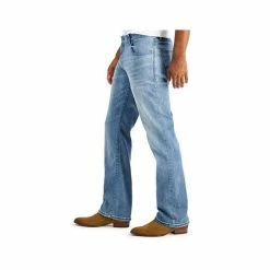 Promo 👍 INC International Concepts Men's Rockford Boot Cut 👖 Jeans, Created For Macy's Light Wash 🔔 -Inc International Sales unnamed file 1694