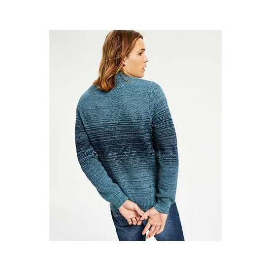 Outlet 🥰 INC International Concepts Men's Quarter-Zip Ombré Sweater, Created For Macy's Deep Black 🎉 4 Outlet 🥰 INC International Concepts Men's Quarter-Zip Ombré Sweater, Created For Macy's Deep Black 🎉 - Image 2