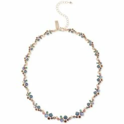 Outlet ๐ INC International Concepts Gold-Tone Mixed Stone All-Around Collar Necklace, 17 + 3 Extender, Created For Macy's Multi โญ