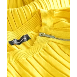 Cheapest 🎉 INC International Concepts 👩 Women's Zipper Detail Ribbed Long Sleeve Sweater, Created For Macy's Polished Gold 👍 -Inc International Sales unnamed file 176