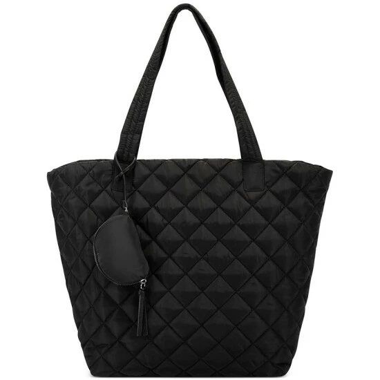 New 🥰 INC International Concepts Nylon Breeah Extra Large Quilted Tote, Created For Macy's Oil Slick ✔️ 3 New 🥰 INC International Concepts Nylon Breeah Extra Large Quilted Tote, Created For Macy's Oil Slick ✔️
