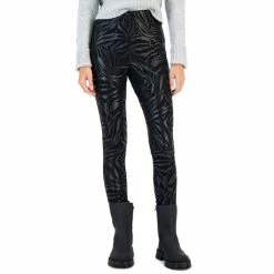 Flash Sale βοΈ INC International Concepts π© Women's Animal-Print Metallic PontΓ©-Knit Skinny Pants, Created For Macy's Tay Zebra A π
