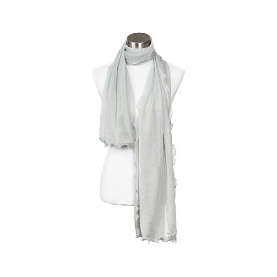 Best deal ❤️ INC International Concepts Ruffle-Edge Metallic Evening Wrap, Created For Macy's Silver 💯 7 Best deal ❤️ INC International Concepts Ruffle-Edge Metallic Evening Wrap, Created For Macy's Silver 💯 - Image 5