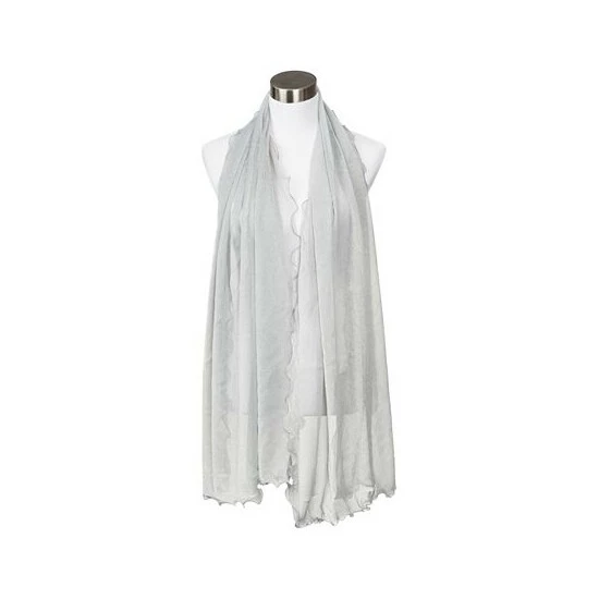 Best deal ❤️ INC International Concepts Ruffle-Edge Metallic Evening Wrap, Created For Macy's Silver 💯 8 Best deal ❤️ INC International Concepts Ruffle-Edge Metallic Evening Wrap, Created For Macy's Silver 💯 - Image 6