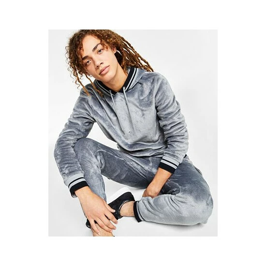 Best Pirce 🌟 INC International Concepts I.N.C. International Concepts® Men's Regular-Fit Ribbed Velour Hoodie, Created For Macy's Rain Forest 👏 5 Best Pirce 🌟 INC International Concepts I.N.C. International Concepts® Men's Regular-Fit Ribbed Velour Hoodie, Created For Macy's Rain Forest 👏 - Image 3