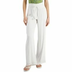 New ๐ INC International Concepts ๐ฉ Women's Drawstring-Waist Pants, Created For Macy's Deep Black ๐