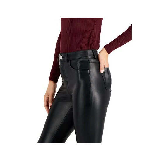 Budget โจ INC International Concepts Petite Faux-Leather Skinny Pants, Created For Macy's Deep Black ๐คฉ 9 Budget โจ INC International Concepts Petite Faux-Leather Skinny Pants, Created For Macy's Deep Black ๐คฉ - Image 7