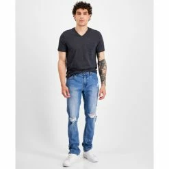 Cheap ๐ INC International Concepts Men's Light Wash Slim Straight ๐ Jeans, Created For Macy's ๐