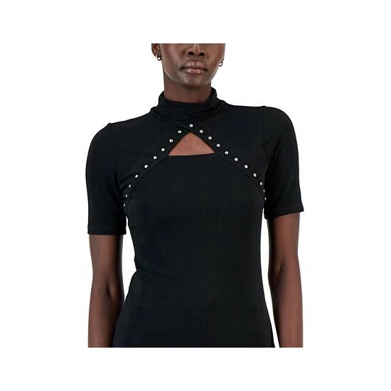 Best deal ๐ INC International Concepts ๐ฉ Women's Studded Mock-Neck Top, Created For Macy's Deep Black โจ 5 Best deal ๐ INC International Concepts ๐ฉ Women's Studded Mock-Neck Top, Created For Macy's Deep Black โจ - Image 3