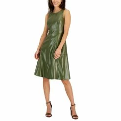 Hot Sale ๐ INC International Concepts ๐ฉ Women's Sleeveless Midi Fit & Flare ๐ Dress, Created For Macy's Tarmac ๐