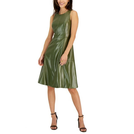 Hot Sale ๐ INC International Concepts ๐ฉ Women's Sleeveless Midi Fit & Flare ๐ Dress, Created For Macy's Tarmac ๐ 3 Hot Sale ๐ INC International Concepts ๐ฉ Women's Sleeveless Midi Fit & Flare ๐ Dress, Created For Macy's Tarmac ๐