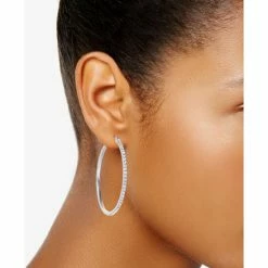 Wholesale 🛒 INC International Concepts Large Pavé Medium Hoop Earrings , 2, Created For Macy's Gold 💯 -Inc International Sales unnamed file 1894