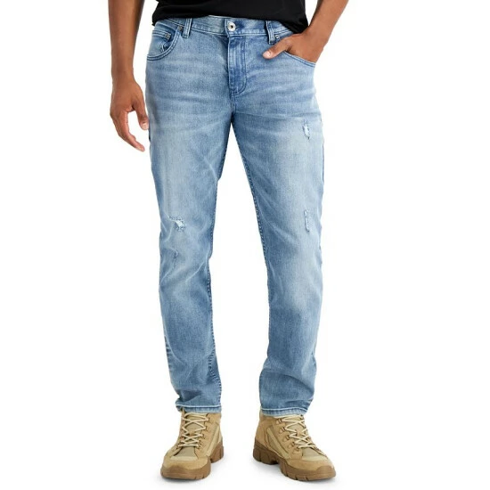 Promo ๐ฏ INC International Concepts Men's Tapered ๐ Jeans, Created For Macy's Light Wash ๐ 3 Promo ๐ฏ INC International Concepts Men's Tapered ๐ Jeans, Created For Macy's Light Wash ๐